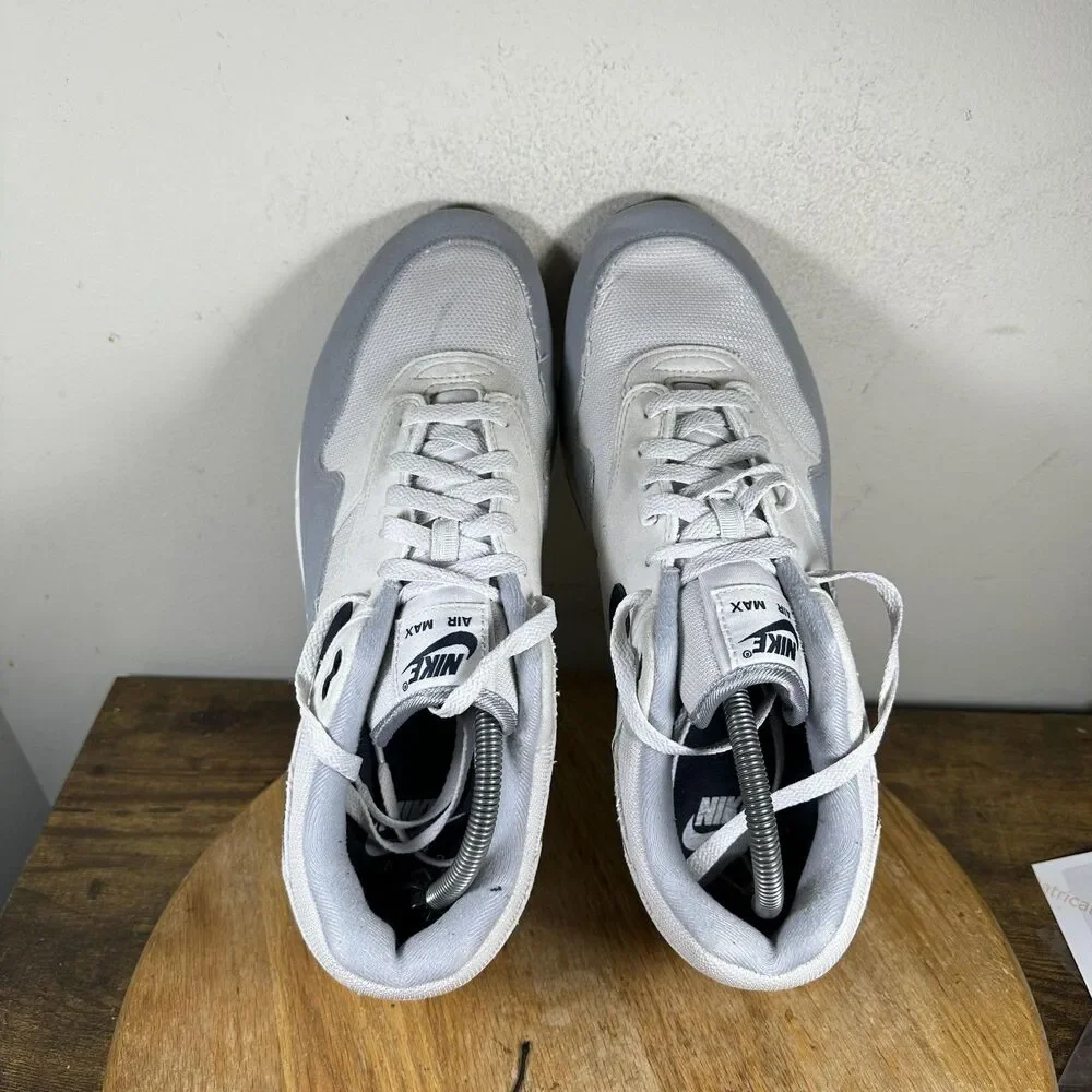 Nike Air Max 1 Shoes Mens Size 12 White Gray Black FD9082-002 Retro Sneakers_6
